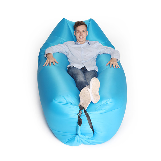 Blue JSVER Inflatable Lounger Air Sofa with Portable Package for Travelling 